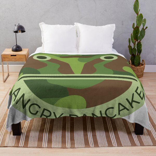 Item preview, Angry Pancake Minimalist Pacman Frog Geometric Art designed and sold by Arc2020.