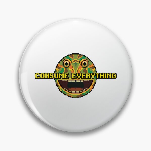 Item preview, Consume Everything Pixel Art Pacman Frog Retro Gamer designed and sold by Arc2020.