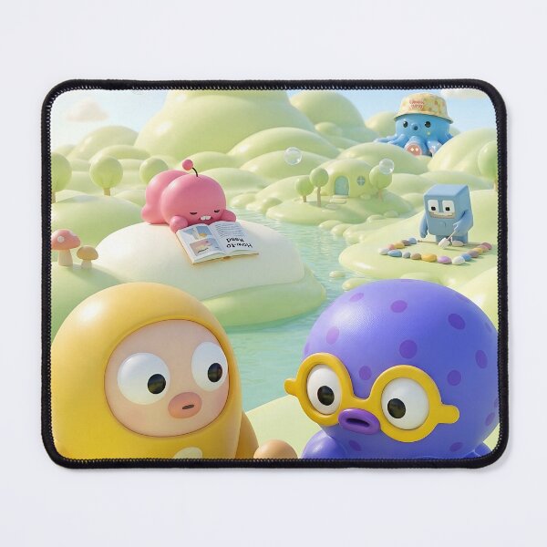Item preview, Cute Kawaii Curious Friends | Dreamy Pastel Fantasy World designed and sold by BluePeace Studio.