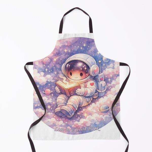 Item preview, Cute Astronaut Reading a Glowing Book in Space Pastel Design designed and sold by RoyArt0.