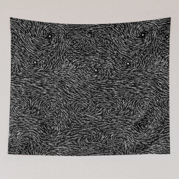 Item preview, Subtle Midnight Line Flow Pattern designed and sold by Piotrek0001.