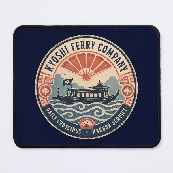 Item preview, Kyoshi Ferry Company Harbor Badge designed and sold by agearb.