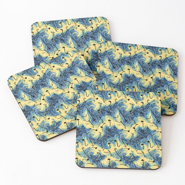 Item preview, Vivid Azure and Amber Swirl Pattern designed and sold by Piotrek0001.