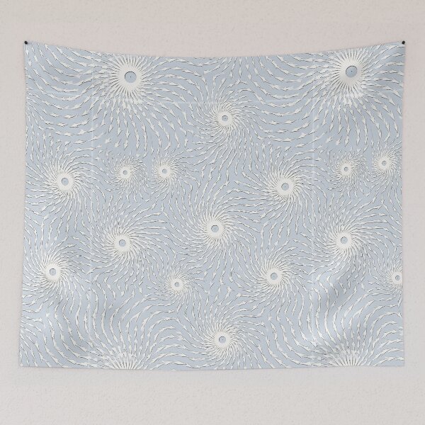 Item preview, Ethereal White Radial Vector Flow designed and sold by Piotrek0001.