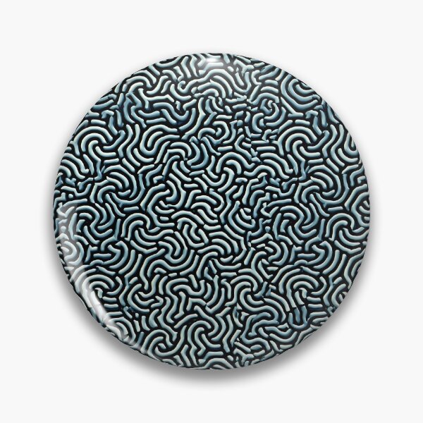 Item preview, Electric Blue Labyrinth Vector Art designed and sold by Piotrek0001.