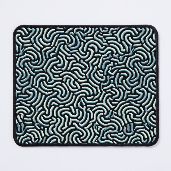 Item preview, Electric Blue Labyrinth Vector Art designed and sold by Piotrek0001.