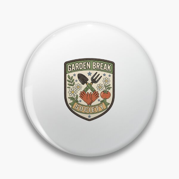 Item preview, Garden Break Society Vintage Patch designed and sold by GoofyShopp.