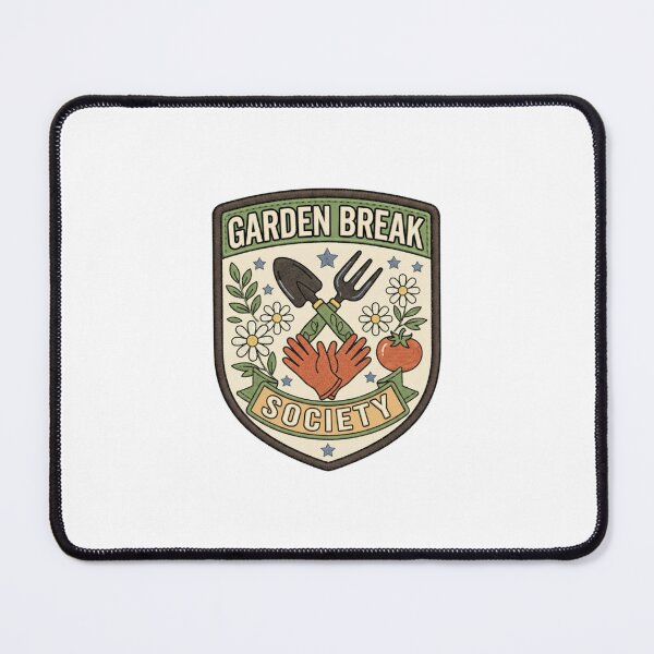 Item preview, Garden Break Society Vintage Patch designed and sold by GoofyShopp.