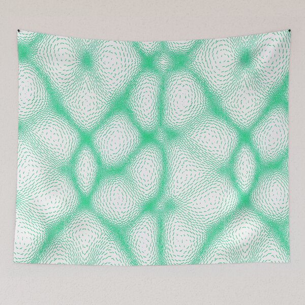 Item preview, Lime Topographical Cell Vector Field designed and sold by Piotrek0001.