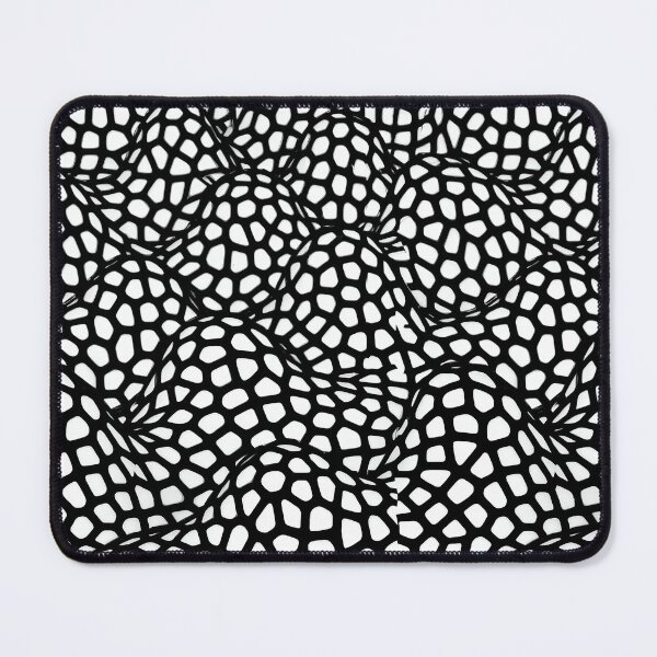 Item preview, Monochrome Bubble Grid Vector Flow designed and sold by Piotrek0001.