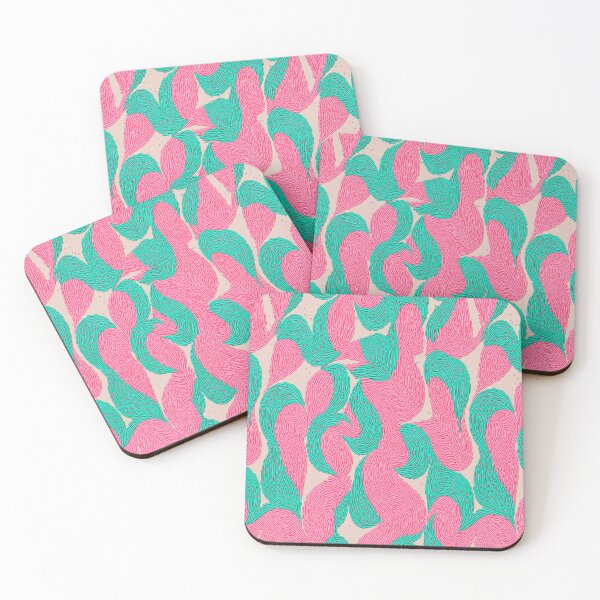 Item preview, Pastel Teal and Pink Camo Flow Art designed and sold by Piotrek0001.