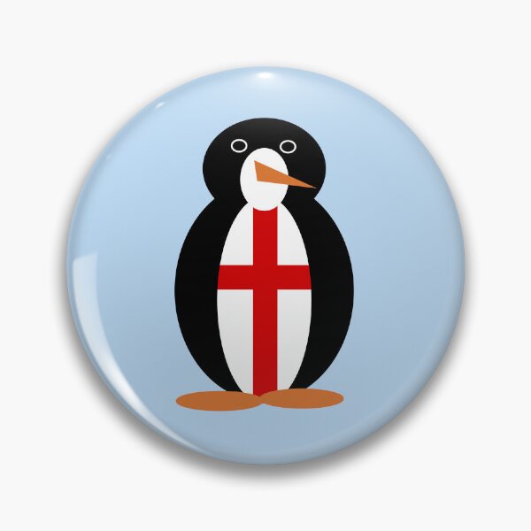 Item preview, England Flag Ms. Penguin St George's Cross Design designed and sold by AuntieShoe.