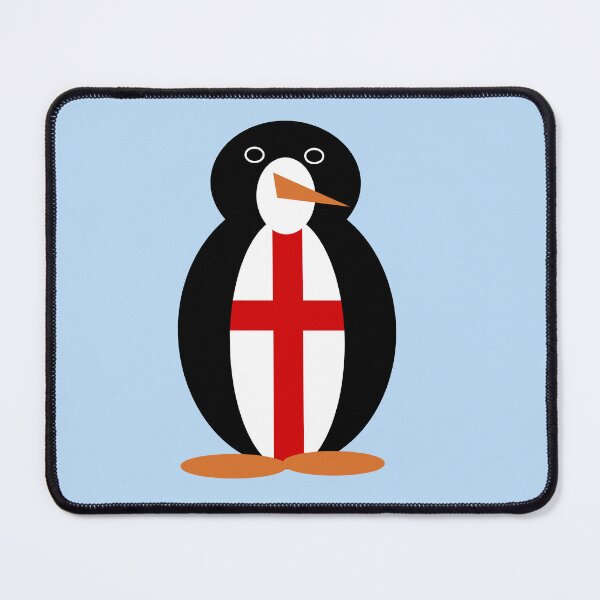 Item preview, England Flag Ms. Penguin St George's Cross Design designed and sold by AuntieShoe.