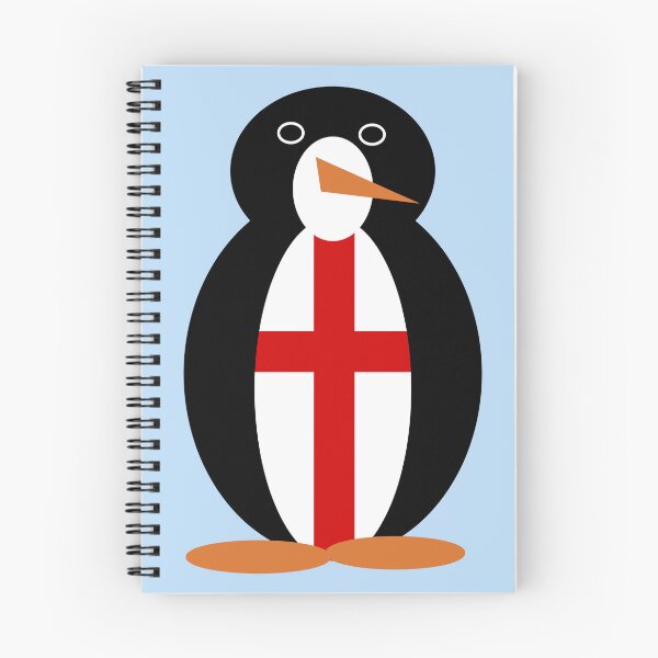 Item preview, England Flag Ms. Penguin St George's Cross Design designed and sold by AuntieShoe.