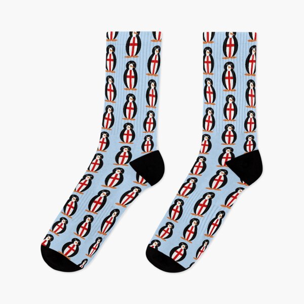 Item preview, England Flag Ms. Penguin St George's Cross Design designed and sold by AuntieShoe.