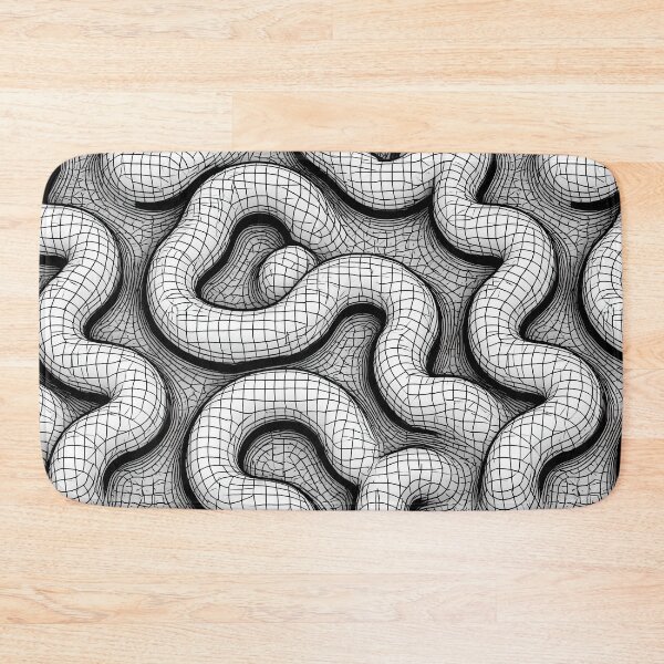 Item preview, 3D Grey Tubular Worm Flow Art designed and sold by Piotrek0001.