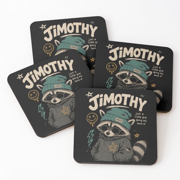 Item preview, Jimothy Raccoon Just A Little Guy Doing My Best Vintage Funny Quote  designed and sold by Shakhbata-1.