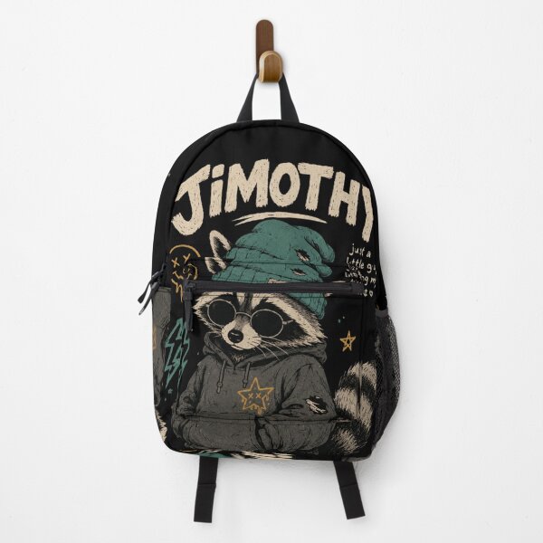 Item preview, Jimothy Raccoon Just A Little Guy Doing My Best Vintage Funny Quote designed and sold by Shakhbata-1.