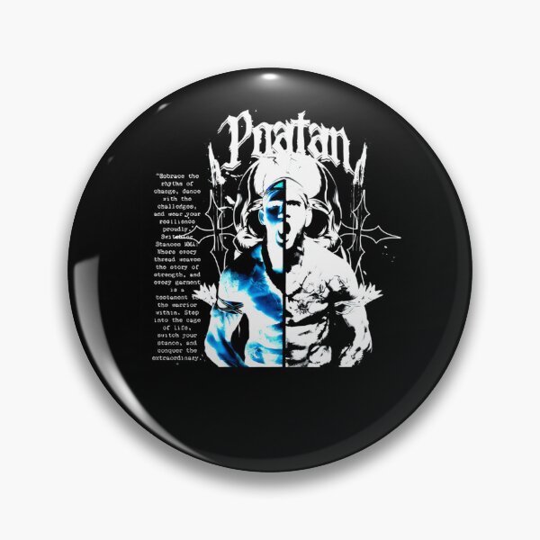 Item preview, Fighter Split Face Half Blue Glowing Half B&W designed and sold by Imadesigner.