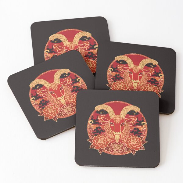 Item preview,  Fire Goat 2027 Chinese Zodiac Year of the Goat  designed and sold by Lucky 777.