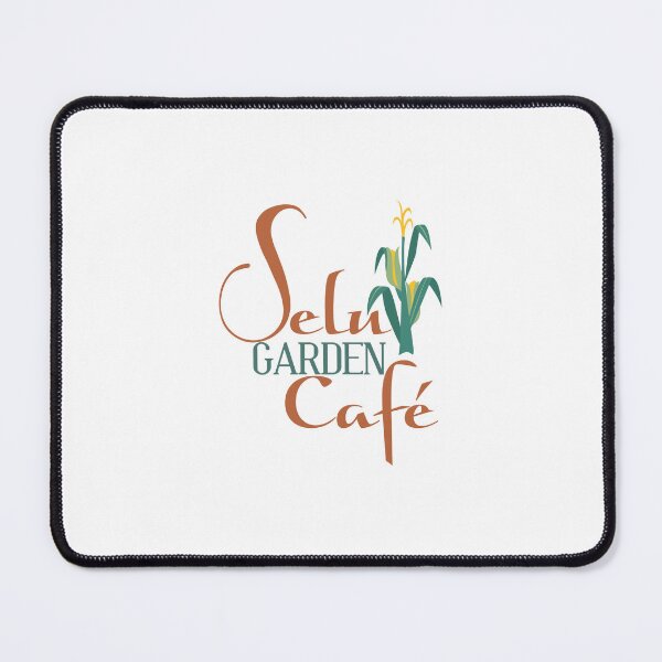 Item preview, Selu Garden Cafe Typography Logo Design with Corn Stalk Illustration designed and sold by nuapkw.