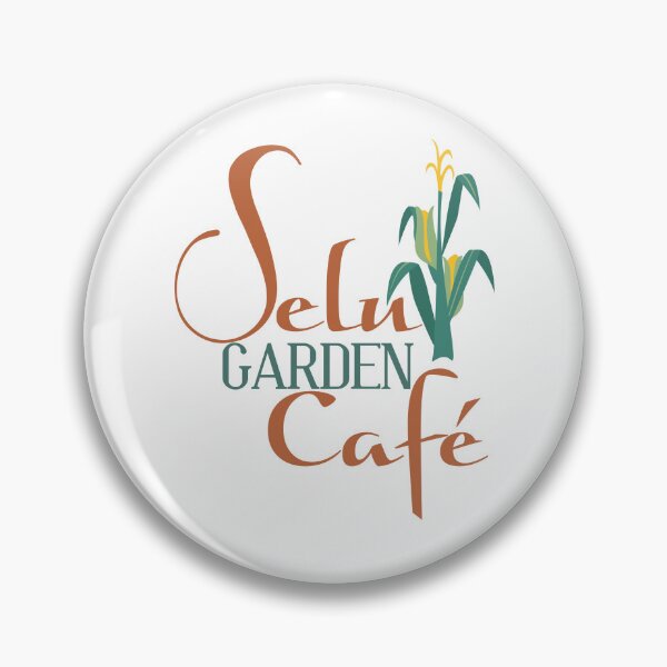 Item preview, Selu Garden Cafe Typography Logo Design with Corn Stalk Illustration designed and sold by nuapkw.