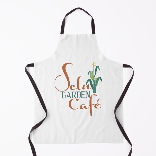 Item preview, Selu Garden Cafe Typography Logo Design with Corn Stalk Illustration designed and sold by nuapkw.