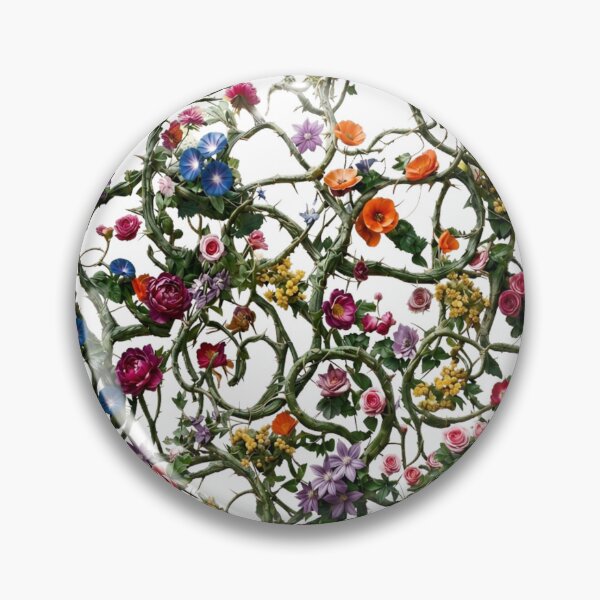 Item preview, The beautiful flowers on a thorny vines designed and sold by lightrookiepk.