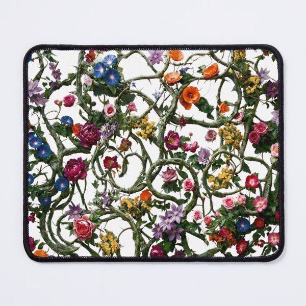 Item preview, The beautiful flowers on a thorny vines designed and sold by lightrookiepk.