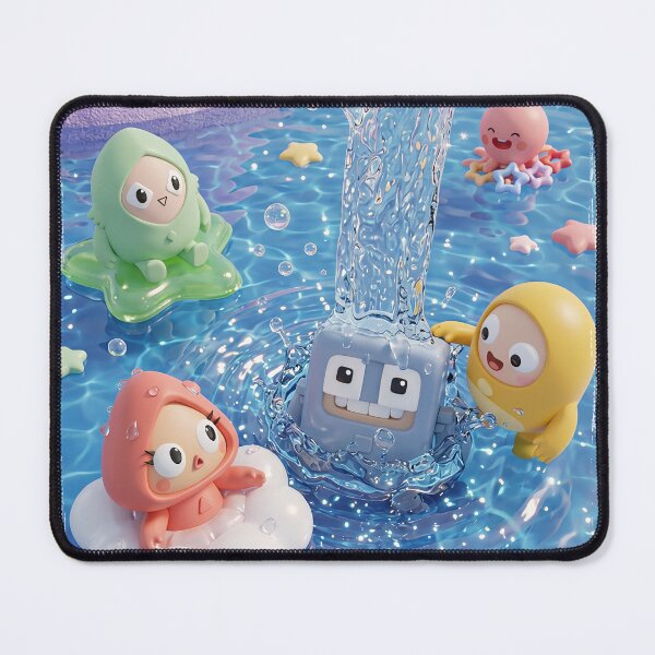 Item preview, Cute Kawaii Robot Waterfall | Whimsical Pastel Fantasy Adventure designed and sold by BluePeace Studio.