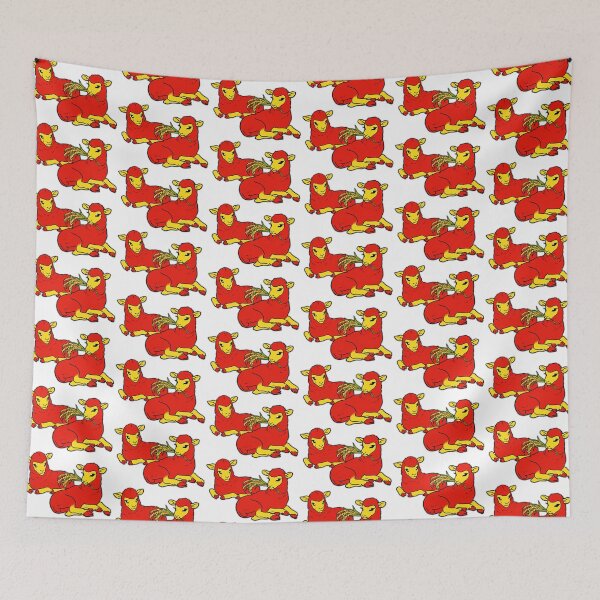 Item preview, Fire Goat lucky charm designed and sold by Tprika.