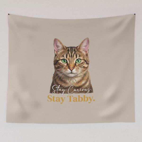 Item preview, Stay Curious. Stay Tabby. designed and sold by taiche.