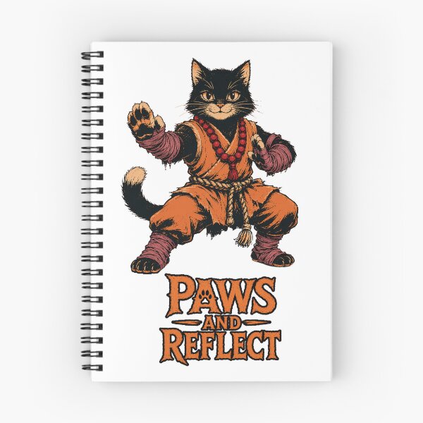 Item preview, Paws and Reflect | Funny Martial Arts Cat designed and sold by Bisonia.