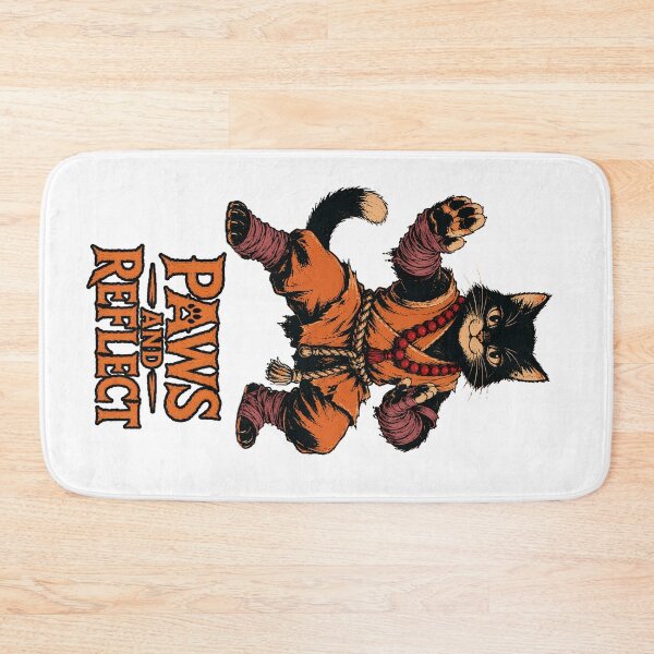 Item preview, Paws and Reflect | Funny Martial Arts Cat designed and sold by Bisonia.