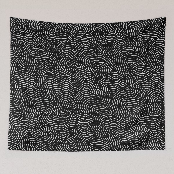 Item preview, Intricate Black Ink Labyrinth Art designed and sold by Piotrek0001.