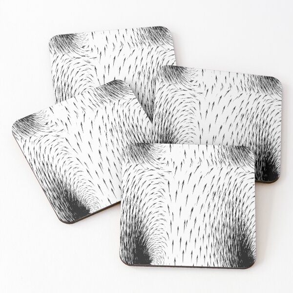 Item preview, Stretched Monochrome Particle Flow Field designed and sold by Piotrek0001.