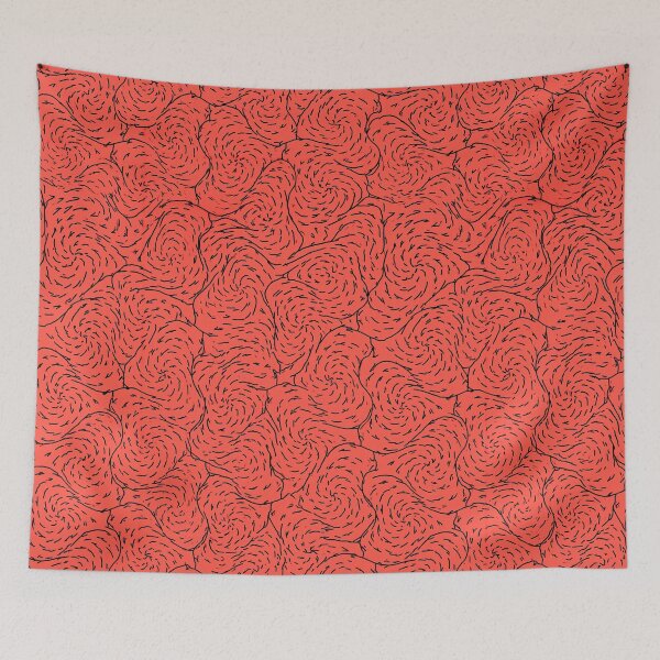 Item preview, Minimalist Red Dotted Flow Pattern designed and sold by Piotrek0001.