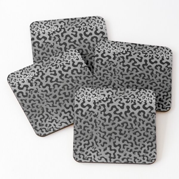 Item preview, Moody Grey Organic Wave Pattern designed and sold by Piotrek0001.
