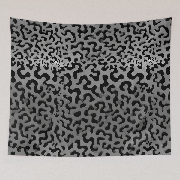 Item preview, Moody Grey Organic Wave Pattern designed and sold by Piotrek0001.