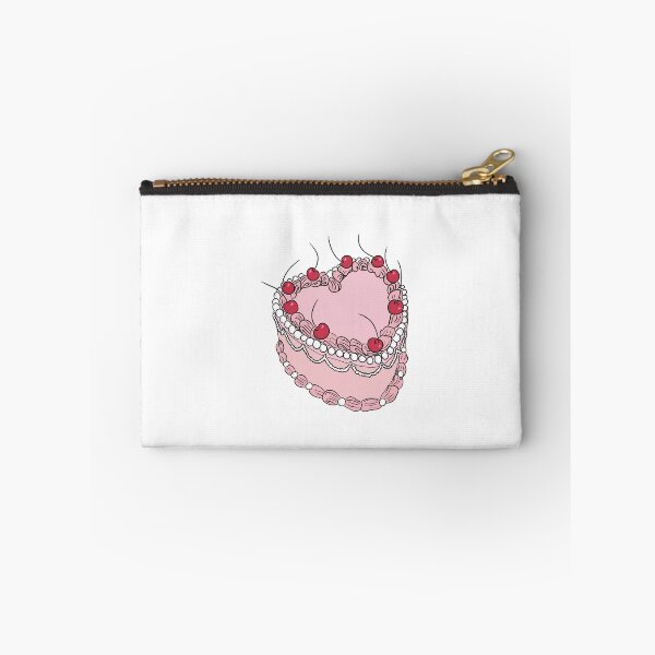 Item preview, vintage heart cake, pink, white and red designed and sold by By The Moon.