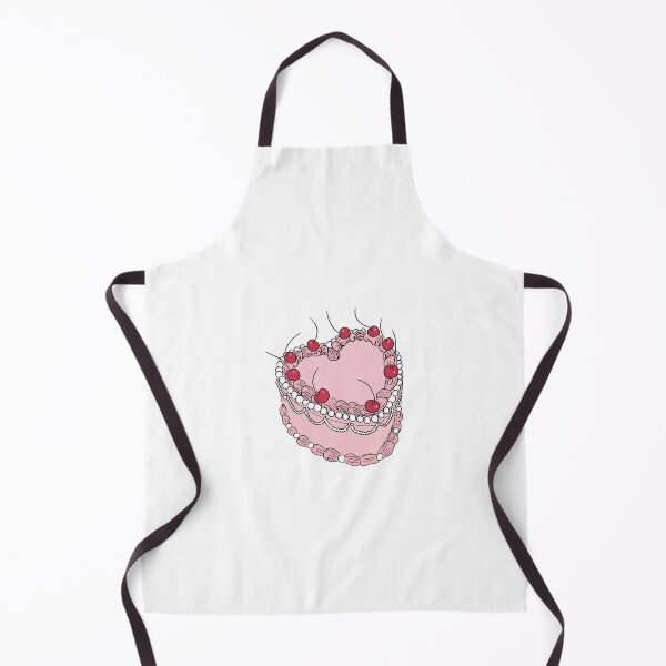 Item preview, vintage heart cake, pink, white and red designed and sold by By The Moon.