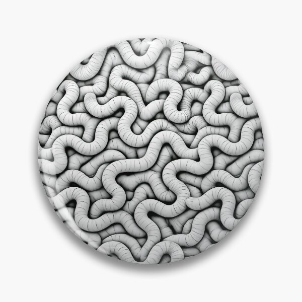 Item preview, White Pipe Worm 3D Flow Field designed and sold by Piotrek0001.