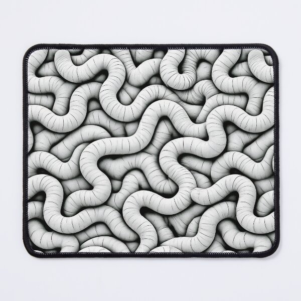 Item preview, White Pipe Worm 3D Flow Field designed and sold by Piotrek0001.