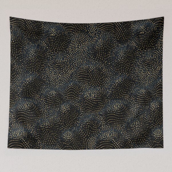 Item preview, Black and Gold Subtle Particle Field designed and sold by Piotrek0001.