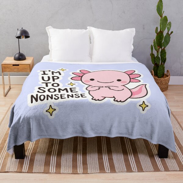 Item preview, Im Up To Some Nonsense - Pink Cute Axolotl designed and sold by thecatcouch.