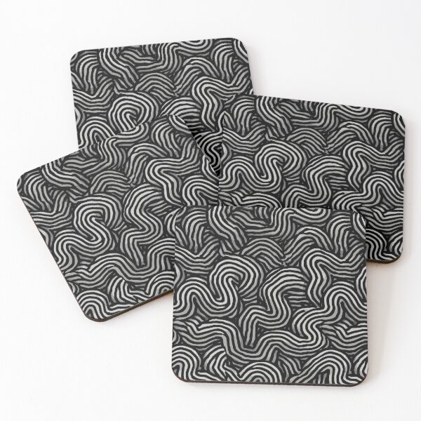 Item preview, Concentric Monochrome Wave Vector Art designed and sold by Piotrek0001.