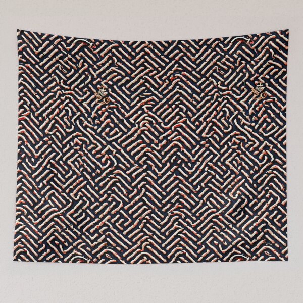 Item preview, Red and Black Geometric Circuit Flow designed and sold by Piotrek0001.