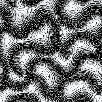 Artwork thumbnail, Distorted Wave Distortion Flow Pattern by Piotrek0001