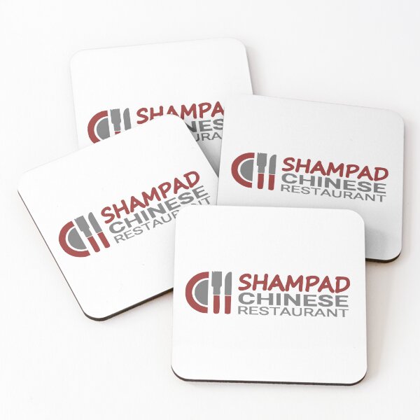 Item preview, Shampad Chinese Restaurant Modern Red and Gray Plate Fork Knife Logo designed and sold by nuapkw.