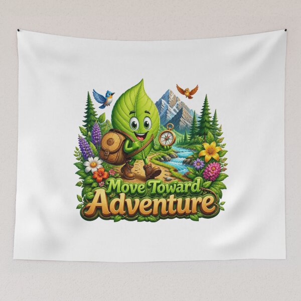 Item preview, Happy Leaf Hits the Trail designed and sold by sofjim.